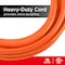 Ge Extension Cord, 16 AWG, Outdoor, 16/3, 3 Outlets, Orange, Vinyl, 50 ft 51926 - alternate 2